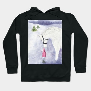 Zach Meets His Match Watercolor Hoodie